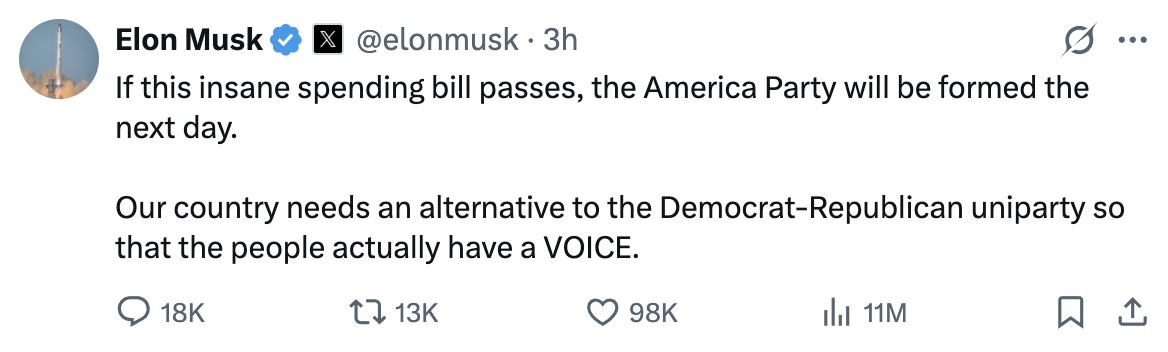 Musk spoke